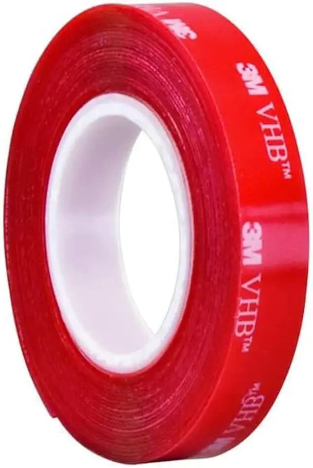 3M VHB Mounting Tape 4905, 12" x 1 Yard, Clear, Double-Sided, Permanent, High Strength, Long-Term Durability