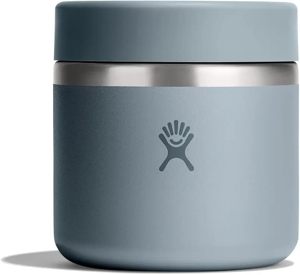 Hydro Flask Food Jar – Insulated Stainless Steel, Snack Travel Container for Hot Food & Soup 20 Oz Shale Gray