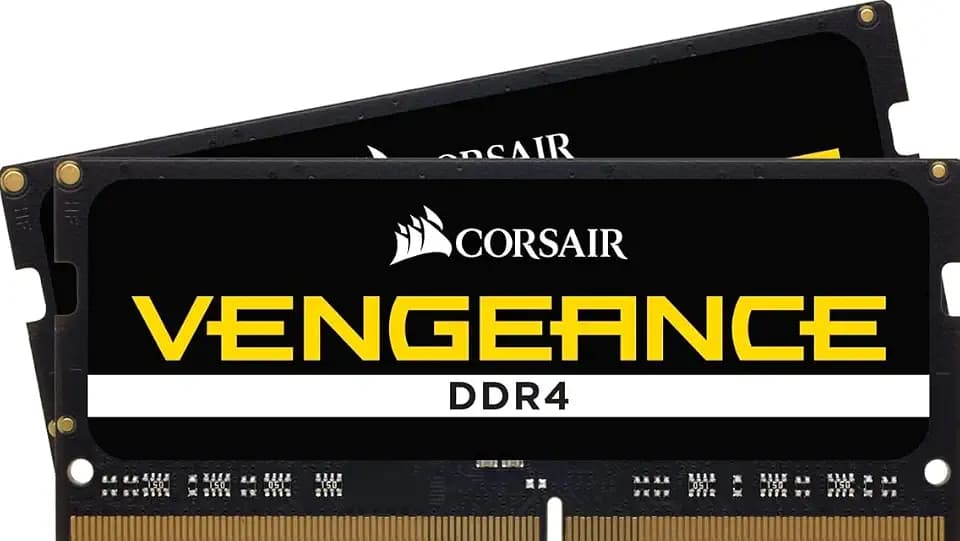 Corsair Vengeance SODIMM 32GB (2x16GB) DDR4 Bis zu 3200MHz C22 Speicher für Laptop/Notebooks - Schwarz