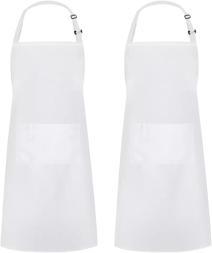 Syntus Apron for Men Women, Adjustable Cooking Kitchen Apron with 2 Pockets