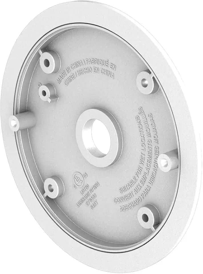 HALO Outdoor TGS5S series floodlight Mounting bracket for surface mount junction box- White