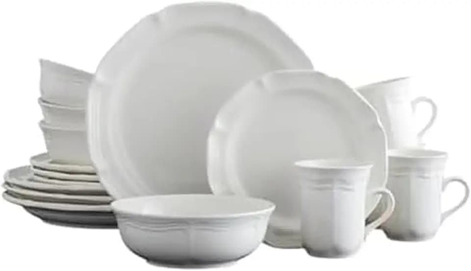 Mikasa French Countryside 16-Piece Dinnerware Set, Service for 4