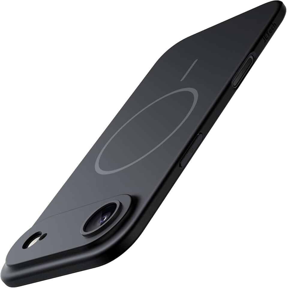 JETech Magnetische Dünn Hülle für iPhone Air, Schwarz
