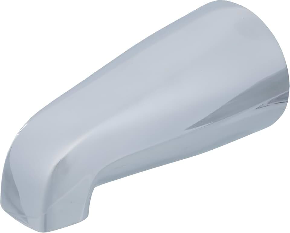 DANCO One-Size-Fits-All Universal Tub Spout, Chrome (88702A), Without Diverter, 1-Pack