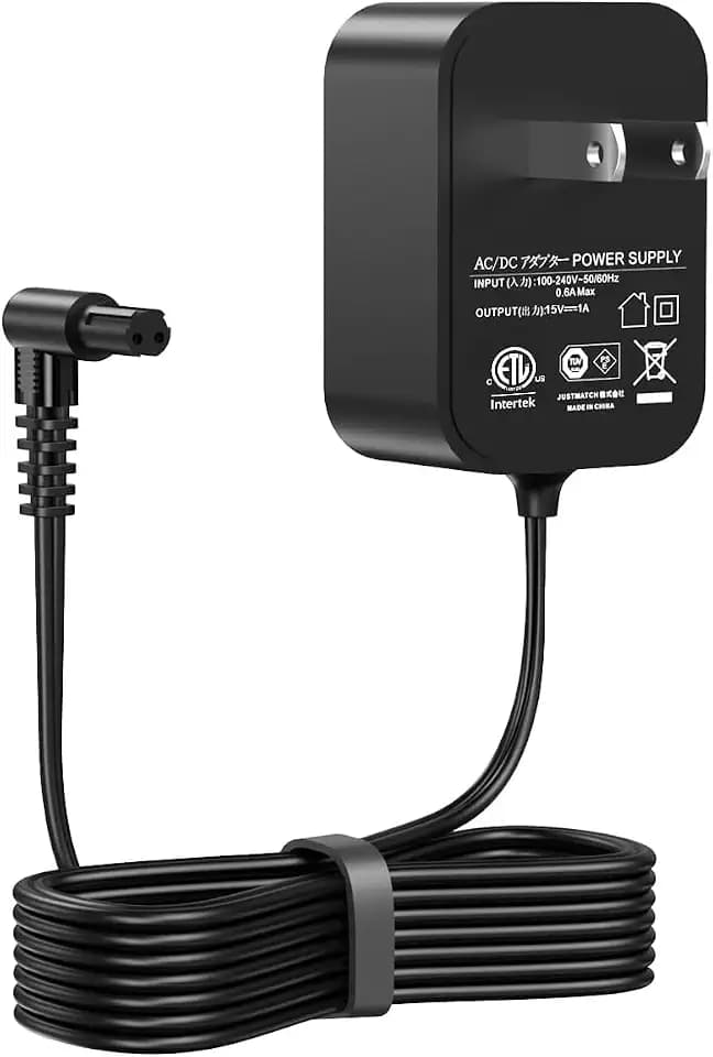 15V Charger Compatible with Black and Decker 90627870 S003AQU1500015 Dusbuster Hand Vacuum,Power Cord for Black Decker Hand Vacuum HHVI315JO42 HFVB315J22 HHVI320JR02 HFVB320J27