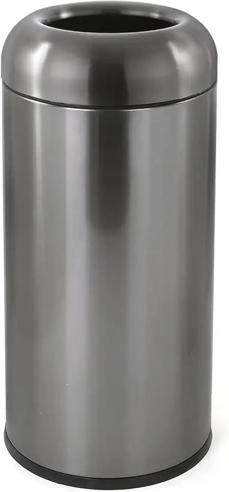 Dyna-Living Large Trash Can Commercial Stainless Steel Garbage Can with Lid