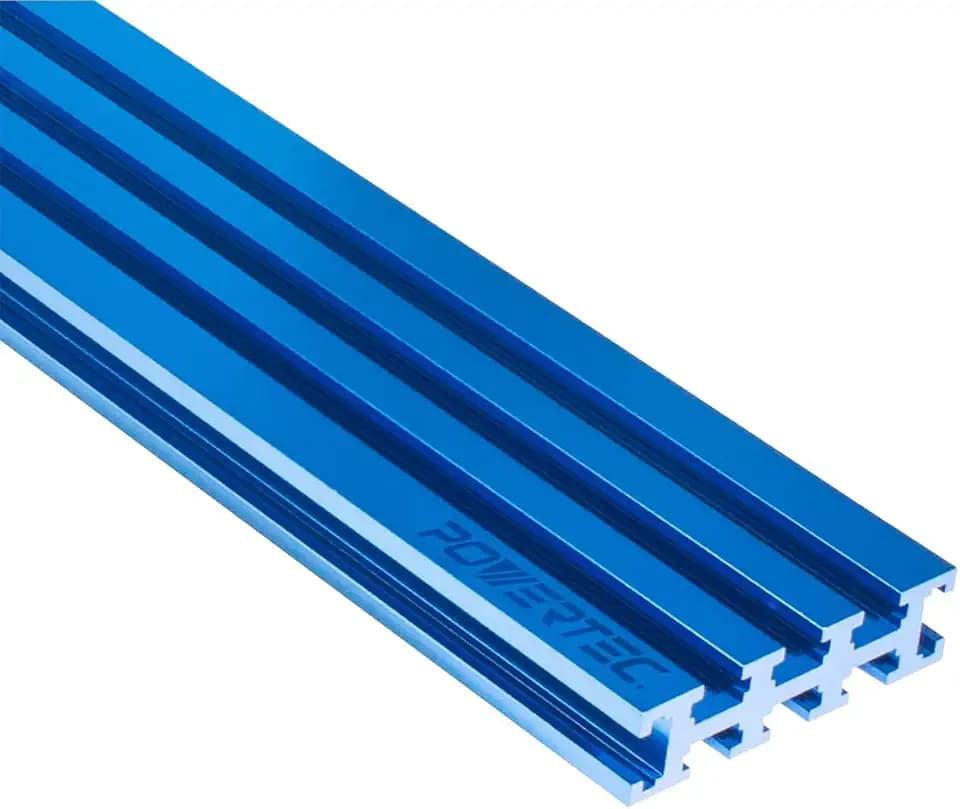 POWERTEC 71223 Multi T-Tracks | 36” Long - 3” High | Universal T Track for Woodworking