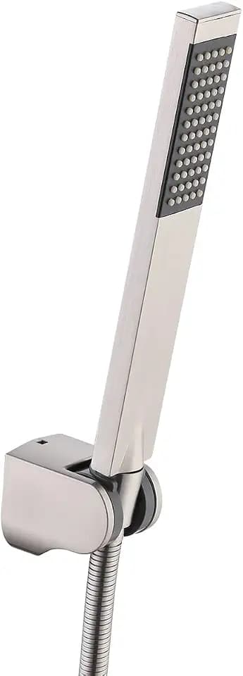 KES Brass Handheld Shower Head, 1.5-Meter Long Hose and Holder Bracket