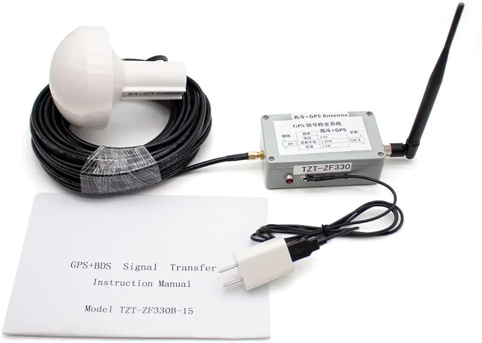 Indoor Gps Signal Repeater Amplifier Transfer L1 Bd2 Full Kit mit 15m Pilzempfangsantenne
