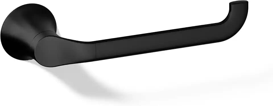 KOHLER 27396-BL Simplice Towel Arm, includes Installation Hardware, Matte Black