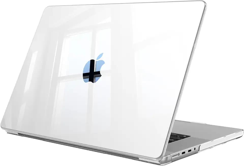 Fintie Hülle Kompatibel mit MacBook Pro 16'', Transparent