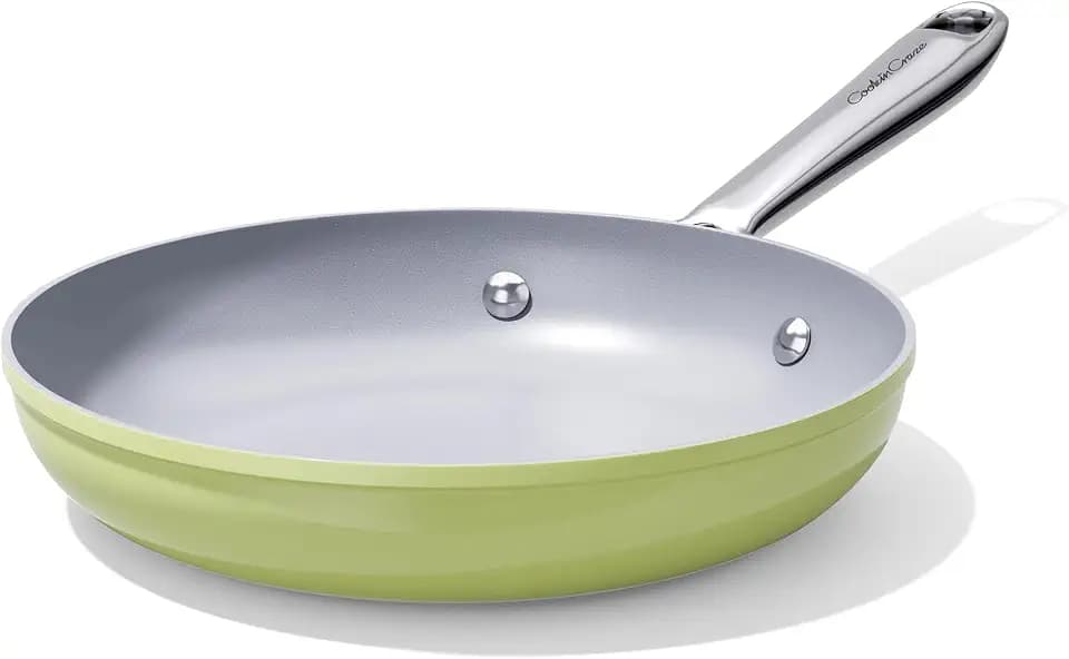 CookinCraze Premium Ceramic Frying Pan, 10 Inch Nonstick Skillet