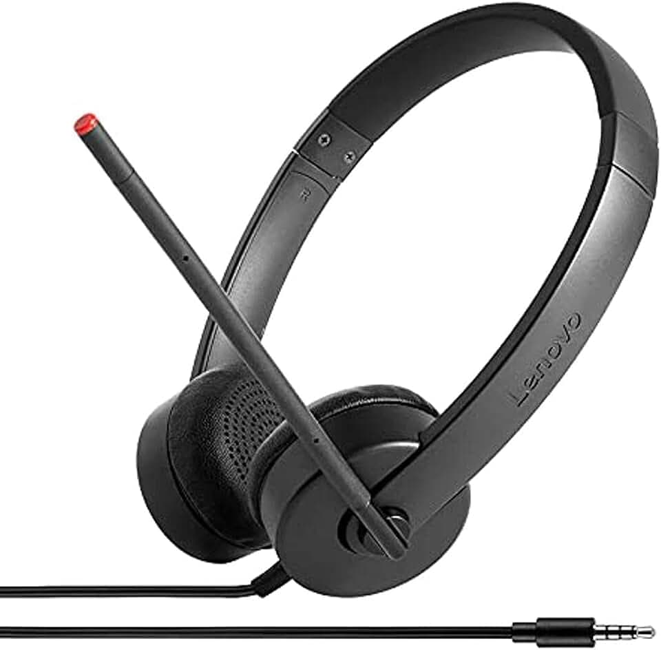 Lenovo - Option Mobile Lenovo Stereo 3,5 mm Headset in, Schwarz, One Size