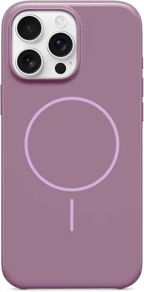Beats iPhone 16 Pro Max Case with MagSafe and Camera Control, Scratch-Resistant Protective Cover, Slim Fit, Microfiber Lining - Sunset Purple