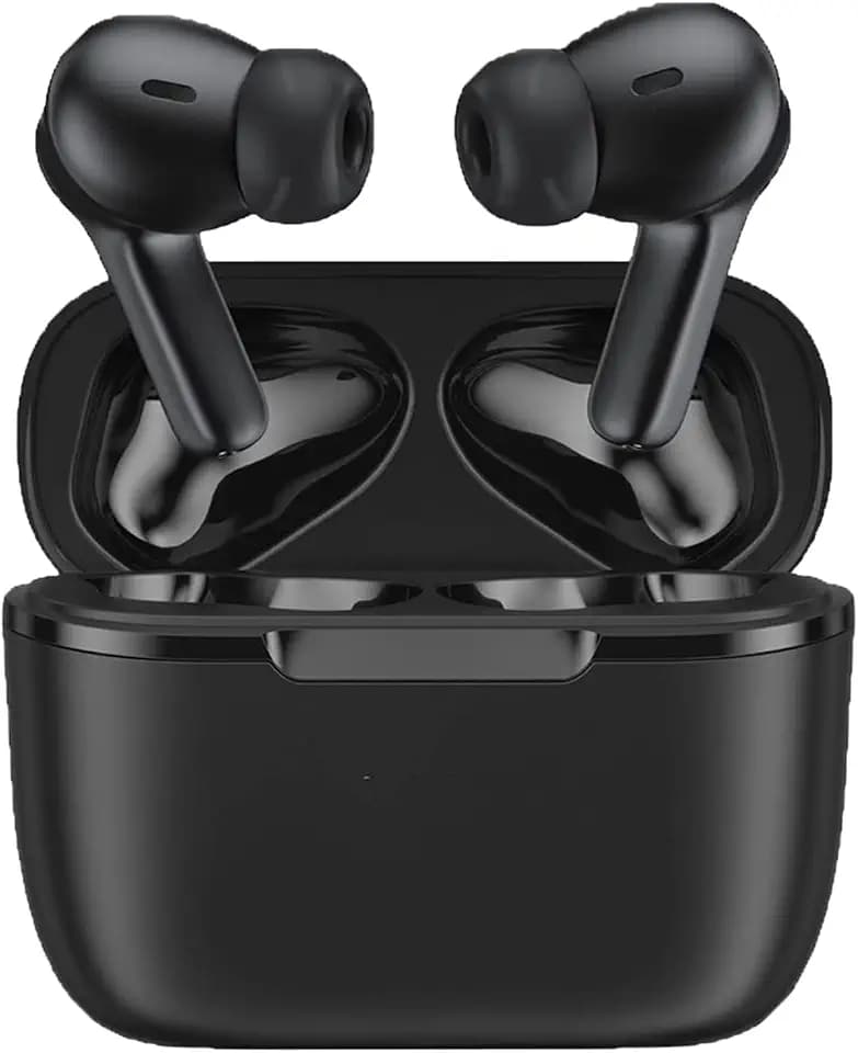 Bluetooth Kopfhörer In Ear, Kopfhörer Kabellos HiFi Stereoklang, IPX6 Wasserdicht Kabellose Kopfhörer Touch Control, Bluetooth 5.3 Earbuds, Eingebautes Mikrofon, für Smartphone