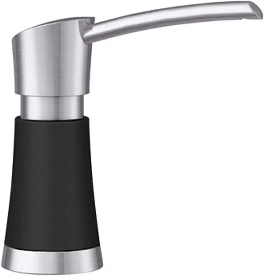 Artona Soap Dispenser - PVD Steel/Coal Black
