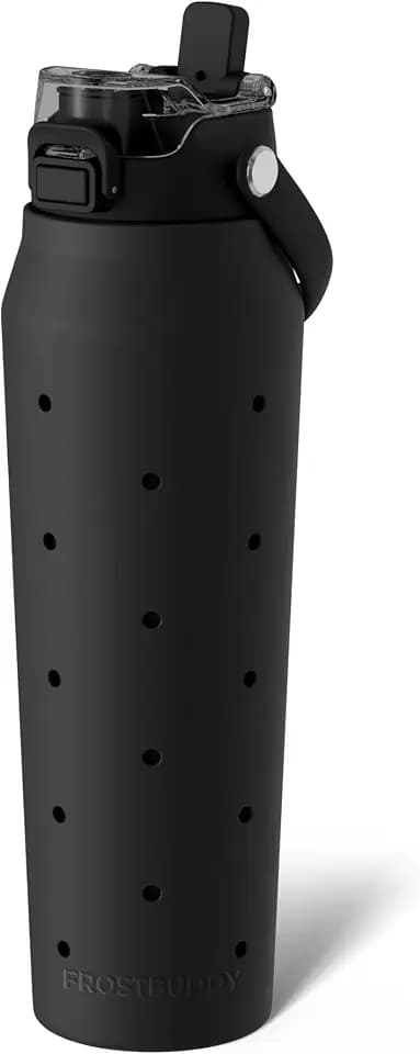 Frost Buddy 32 oz Insulated Stainless Steel Water Bottle with Silicone