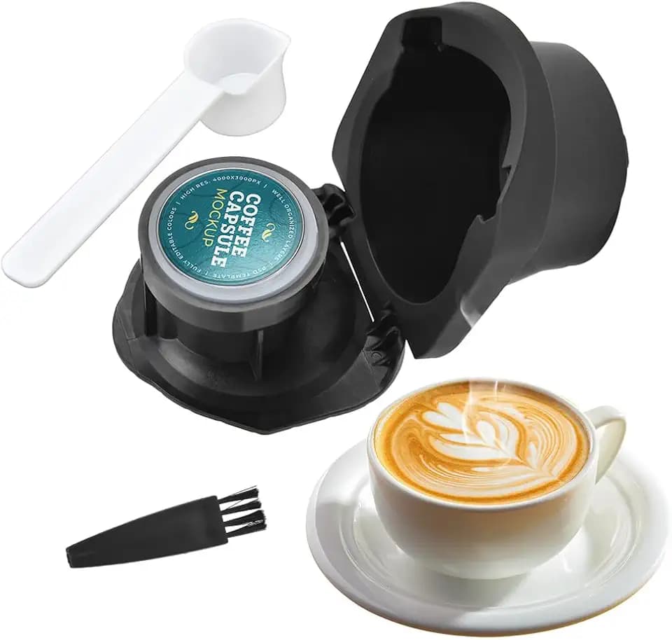 Kapseladapter für Maschine, Wiederverwendbare Kaffeekapsel Konverter Adapter für -Originalkapseln Kaffeekapseln Adapter Nachfüllbarer