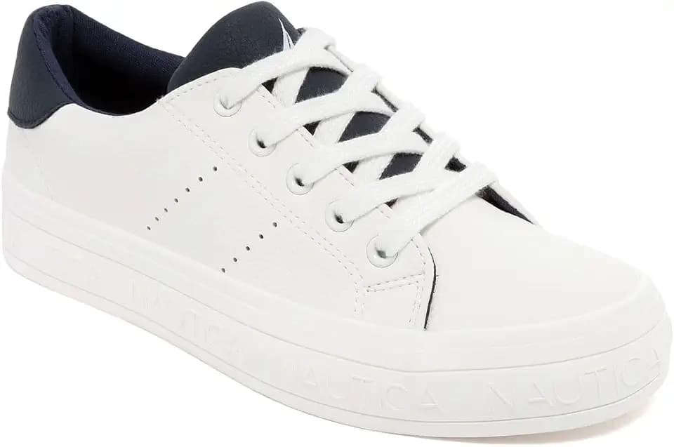 Nautica Women Fashion Sneaker Lace-Up Tennis Casual Shoes for Ladies