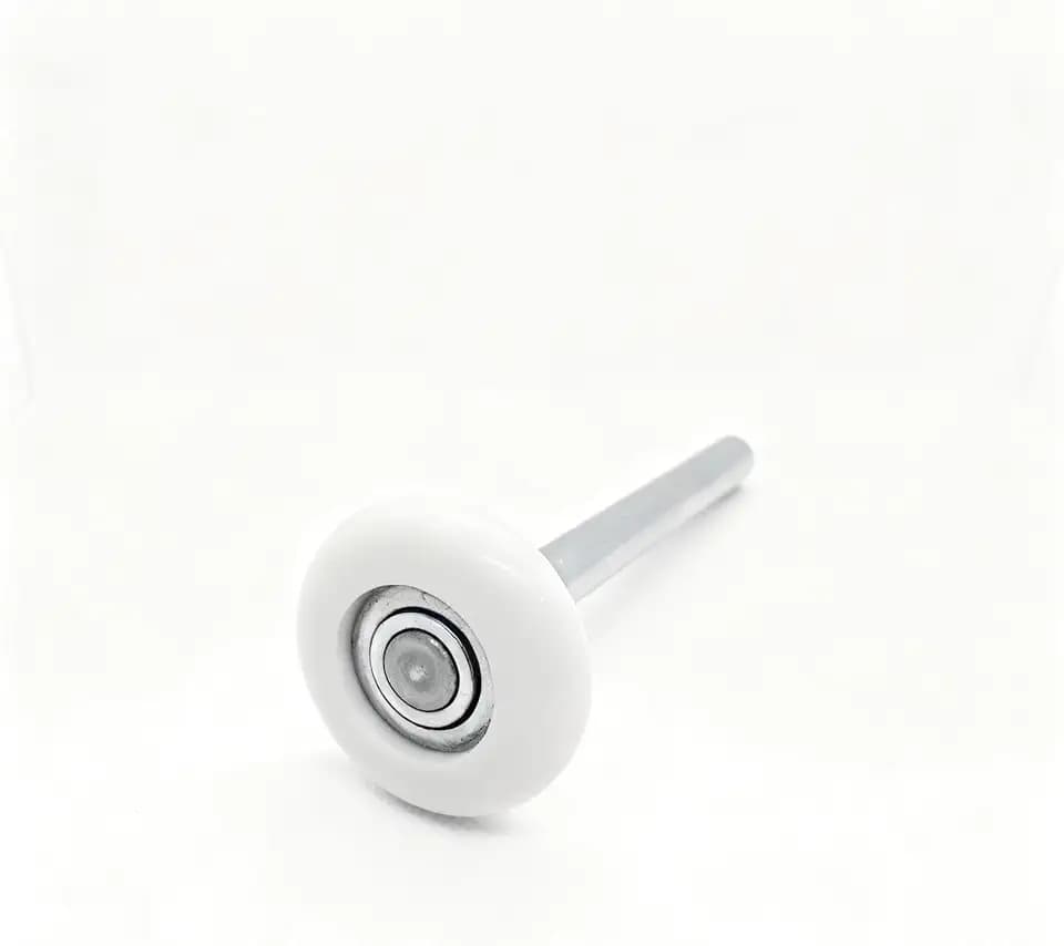 1.8'' Nylon White Garage Door Rollers 4.7” Stem 12 Pack - Quiet and Smooth Garage Door Wheels Replacement - Garage Door Rollers with Double Seal