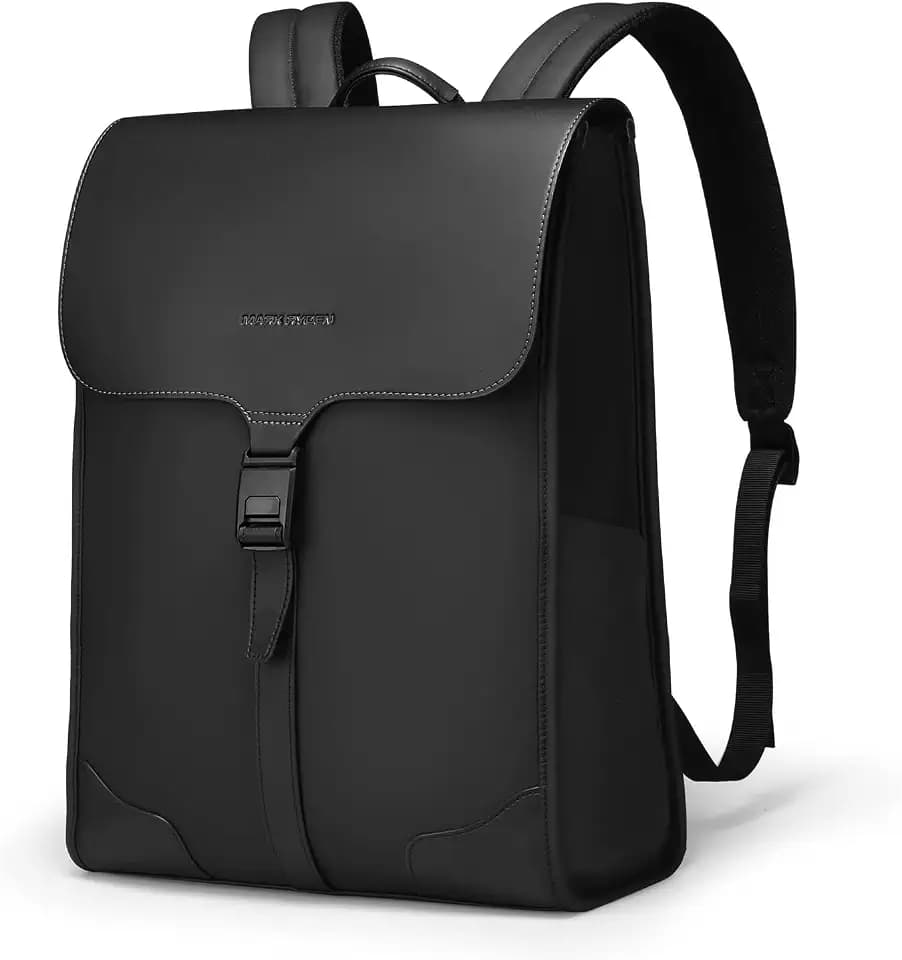 MARK RYDEN Business Rucksack Herren Leder 15,6 Zoll, Wasserdichtes Laptop Rucksack mit Hightech-Magnetverschlus, Fashion Casual Daypack Ideal Zum Arbeiten, Reisen, Tägliches College