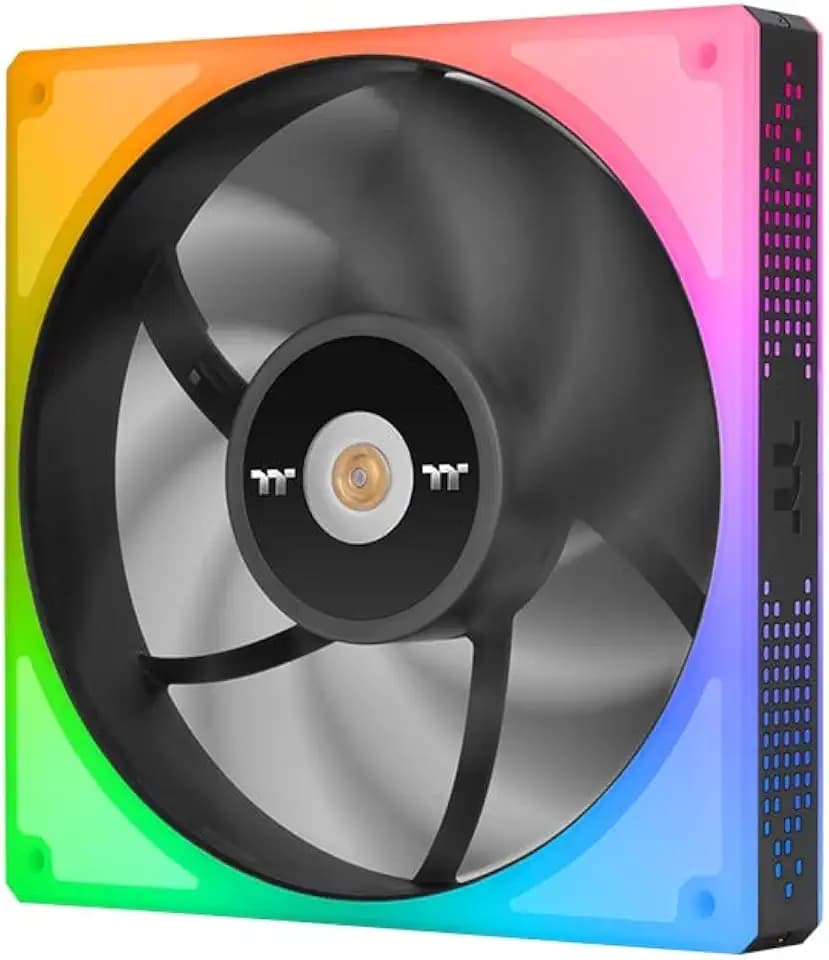 Thermaltake TOUGHFAN 14 RGB | High Static Pressure Fan | Gehäuse-Lüfter | PWM | 500-2000rpm | 3 Pack | Schwarz