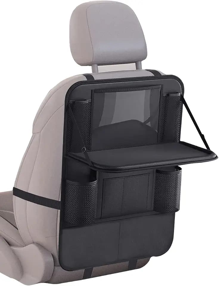 Auto Organizer, Rückenlehnenschutz,Autositz Organizer Kinder mit Klapptisch 1 Stück