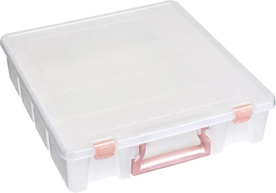 ArtBin Essentials 12 x 12 One-Compartment Craft Box, Clear