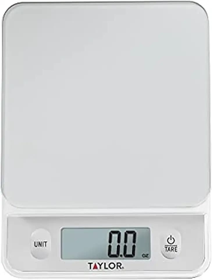 Taylor Digital Kitchen Food Scale with Silver Top - 11 lb Max Capacity