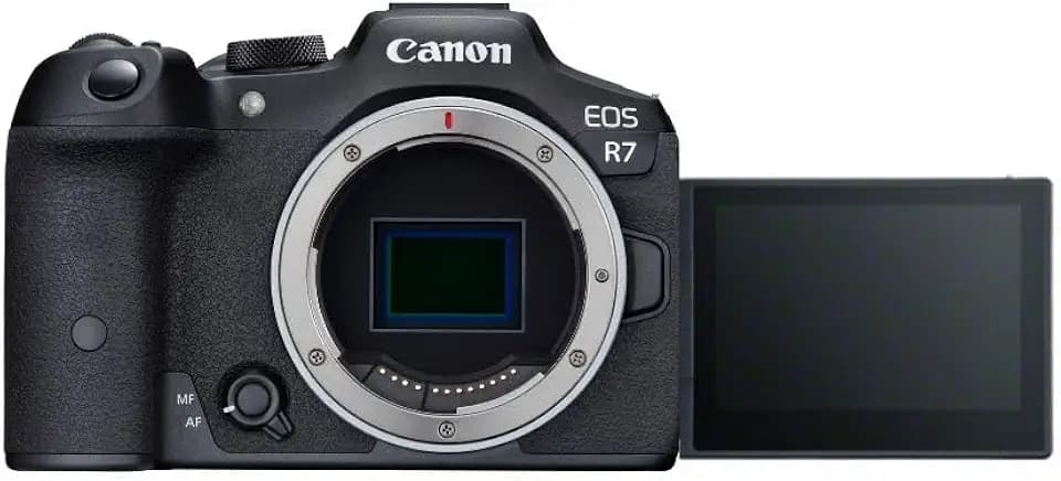 Canon EOS R7 Systemkamera, 32.5MP APS-C Sensor, Dual Pixel CMOS AF II