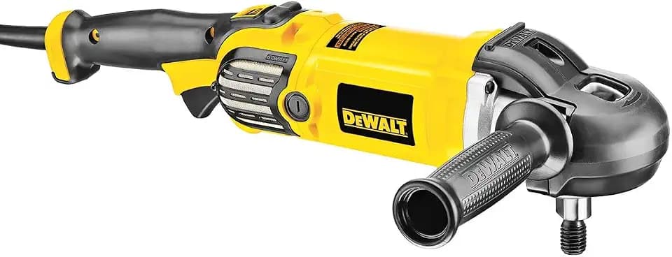 DEWALT Buffer Polisher, 7-in-9-in, 12 amp, Variable Speed Dial 0-3,500 RPM’s, Soft Start Corded Car Buffer (DWP849X)