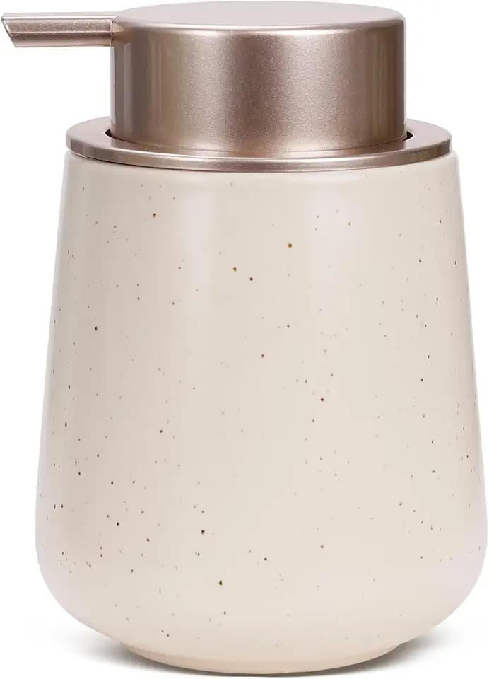 BosilunLife Ceramic Soap Dispenser - Dish Soap Dispenser for Bathroom 12Oz