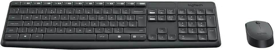 Logitech MK235 Kabelloses Tastatur-Maus-Set