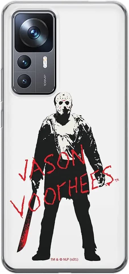 ERT GROUP Handyhülle für Xiaomi 12T Original und offiziell Lizenziertes Horror Muster Friday The 13th 017 optimal an die Form des Handy angepasst, hülle aus TPU