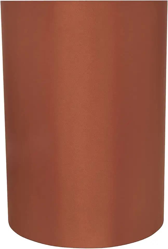 Aspen Creative 31125A Transitional Drum (Cylinder) Shaped Spider Fitter Lamp Shade in Redwood Sateen, 8" wide (8" x 8" x 11")