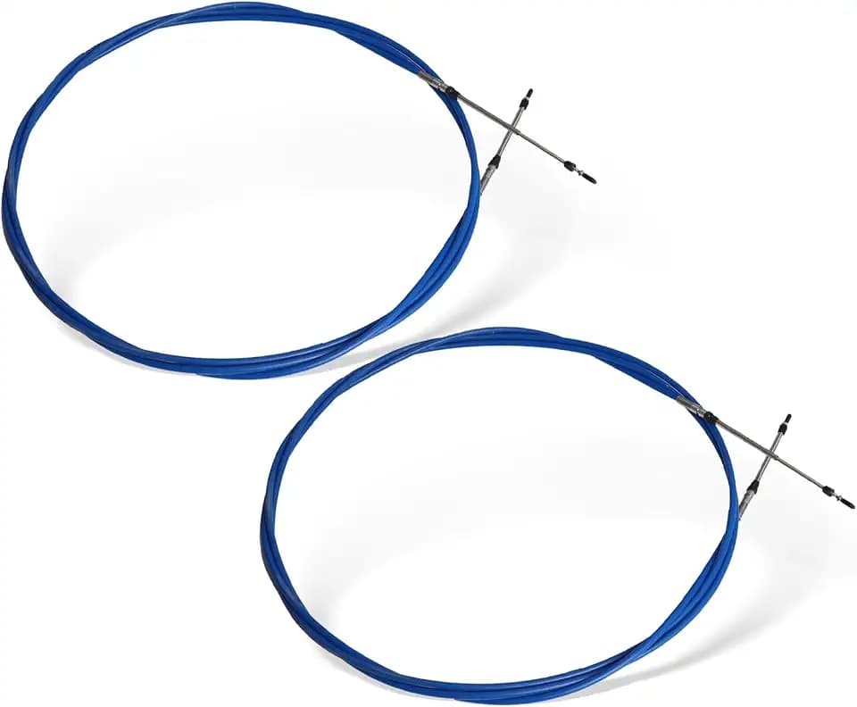 2PCS 16FT Marine Throttle Shift Control Cable 3300/33C Blue