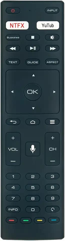VINABTY Sprachfernbedienung ersetzen Passend für Q.Bell TV QT42GX82/83