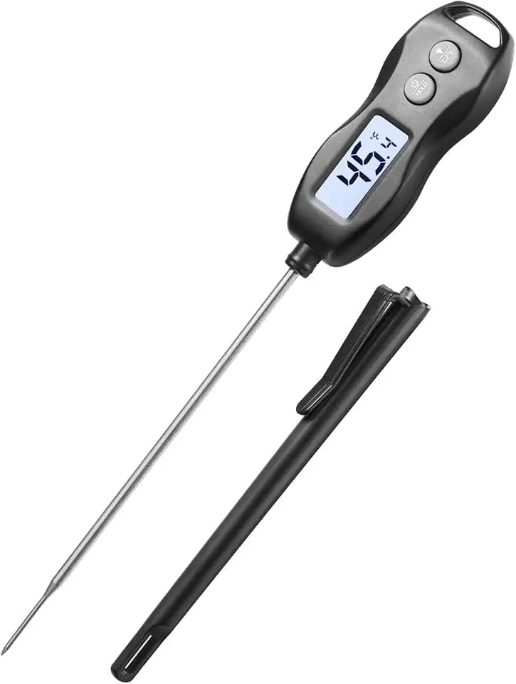 Meat Thermometer Digital Instant Read, Waterproof for BBQ