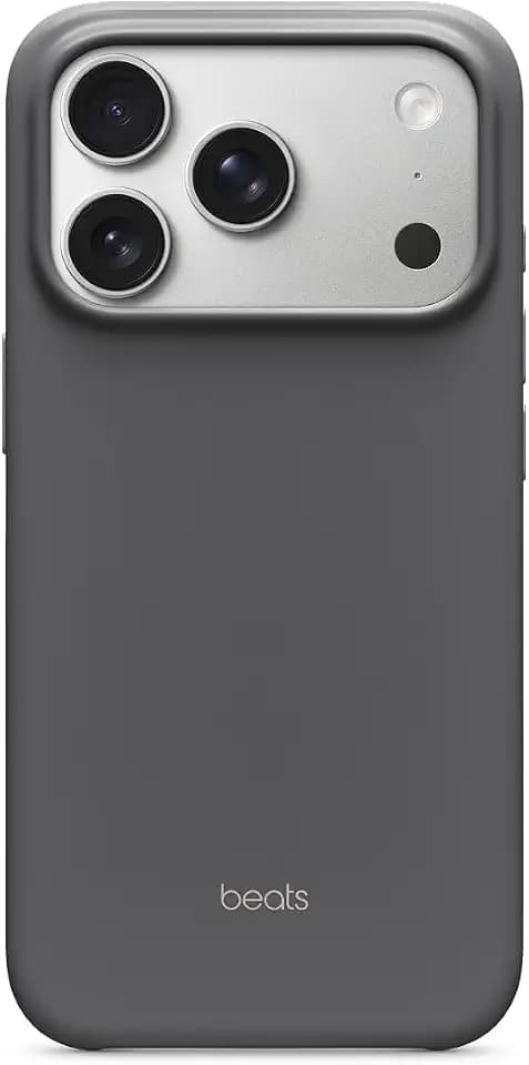 Beats iPhone 17 Pro Case with MagSafe & Camera Control, Matte Finish, Microfiber Lining – Granite Gray