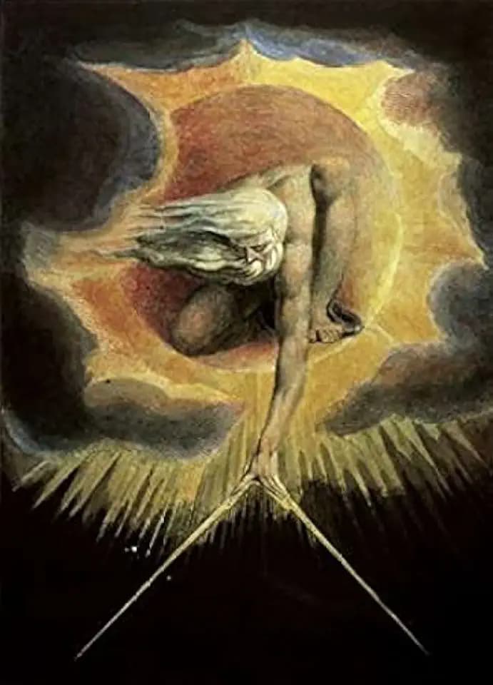 Posterazzi The Ancient of Days Poster Print by William Blake, (18 x 24)