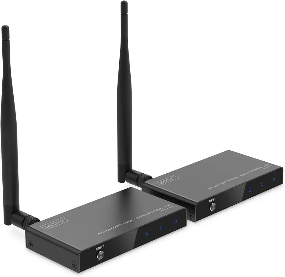 DIGITUS Wireless HDMI Extender Splitter (1x4) – Full HD 1080p 60 Hz