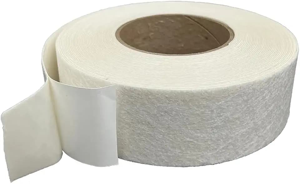Ames Peel & Stick Seam Tape - 2” x 50’ Roll, Grey - Contouring, High-Strength Self-Adhesive Tape Perfect for Concrete, Metal, Wood and More - Made in The USA