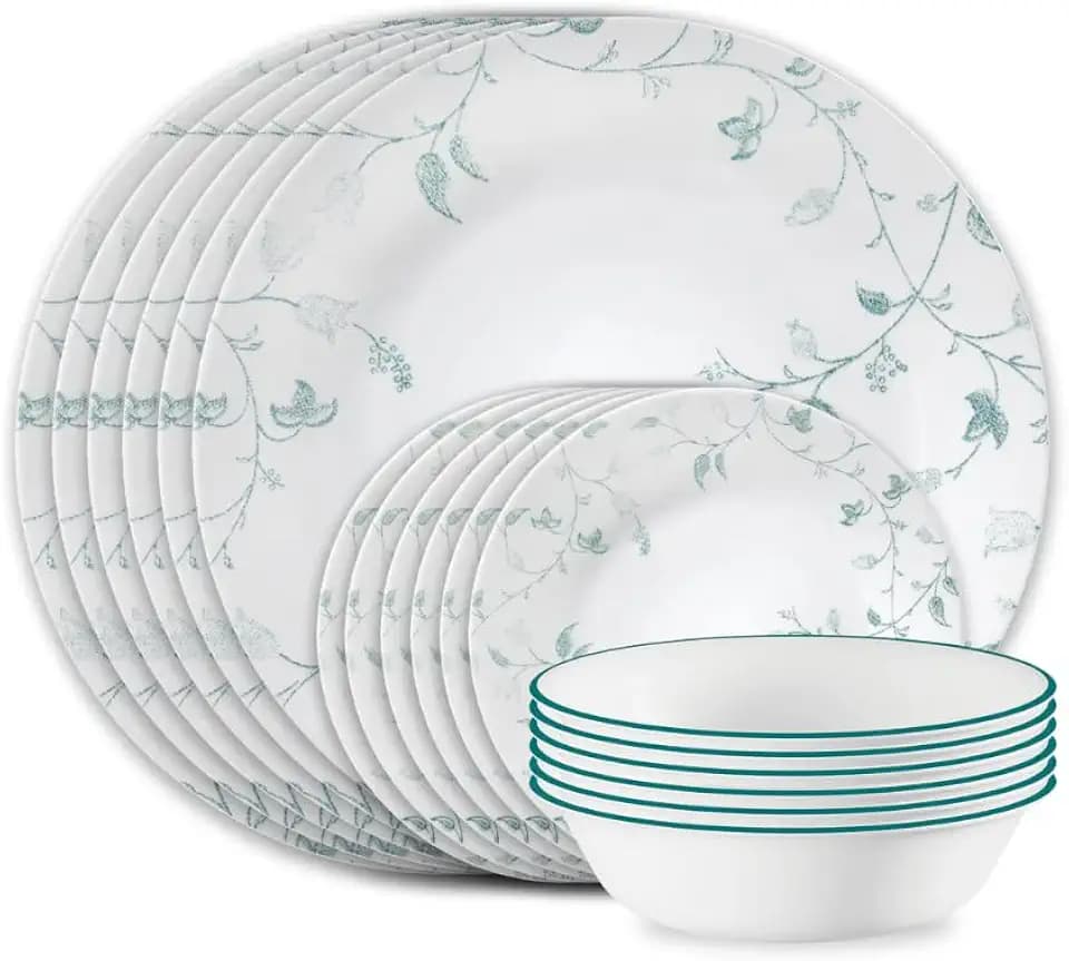 Corelle Chambord 18-Piece Dinnerware Set, Service for 6