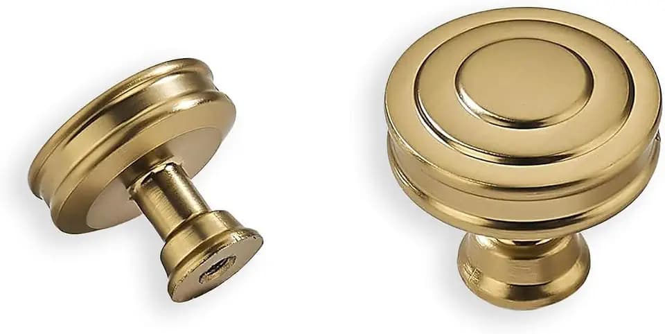 10 Pack Solid Champagne Bronze Knob Hardware Cabinet Handles Kitchen Cabinet Hardware Vanity Handles Bathroom Cabinet pulls