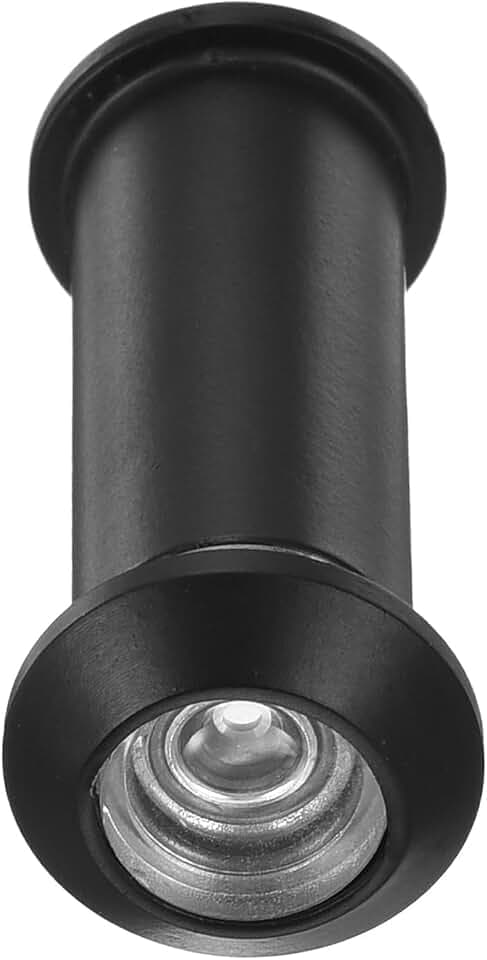 PATIKIL 1/2" Door Viewer Peephole 160-Degree Door Viewer Fits 1-3/8" to 2-3/8" Door Peep Hole for Home Office Hotel, Black