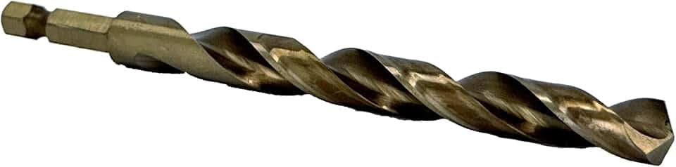 Drill America 15/32" Quick Change Cobalt Drill Bit with Hex Shank, COHEX Series