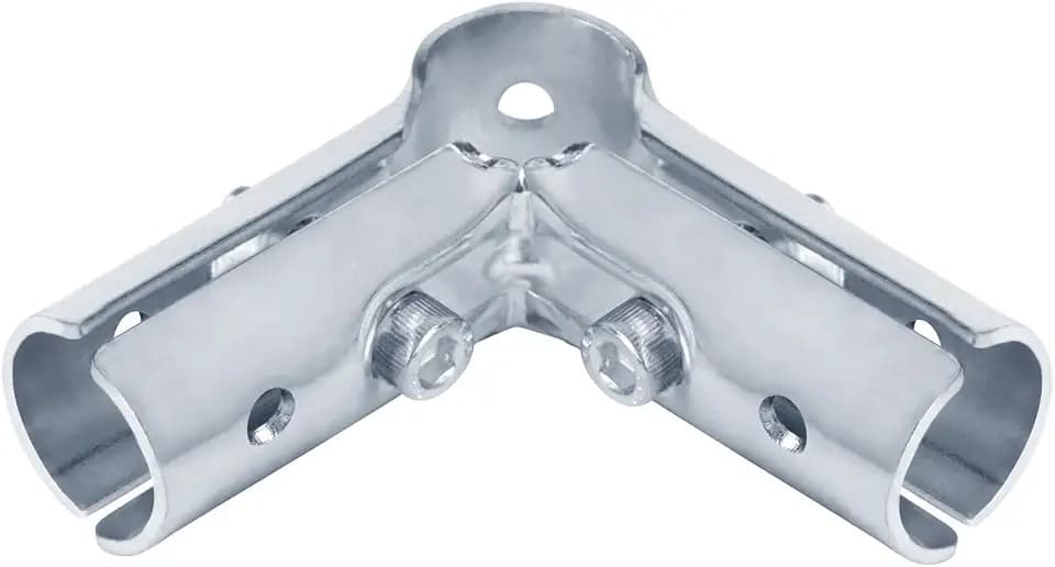 12 Sets 90 Degree 3 Way Cross Pipe Connector Clamps, Fits 1/2" EMT Conduit