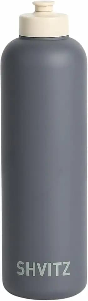 Sports Water Bottle - Soft-Touch Squeezable Body with One-Hand Spout- Lightweight, No Spill Water Bottle, for Gym, Cardio & Outdoor Sports - BPA Free - Water Bottle for Active Lifestyle - 24oz