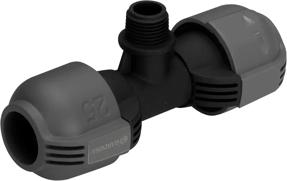 Gardena Sprinklersystem T-Stück 25 mm x 1/2 Zoll-Außengewinde