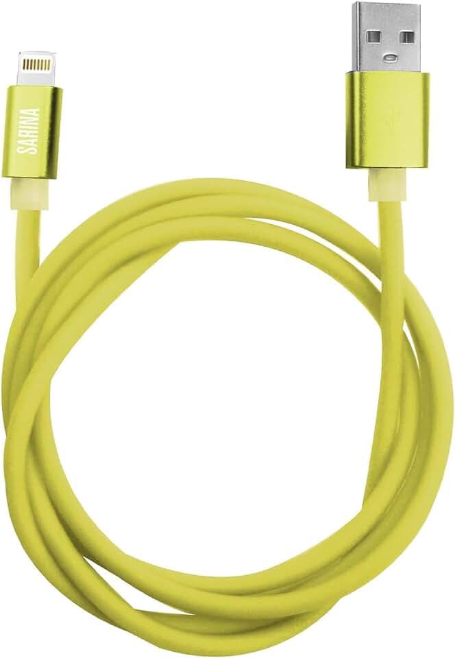 Sarina MFi Certified iPhone USB to Lightning Cable – Lightning & Type-C iPhone Charger Cord with 4FT, 6FT, 10FT Lengths - Compatible with All iPhone, iPad Models - Available in Multiple Style & Colors